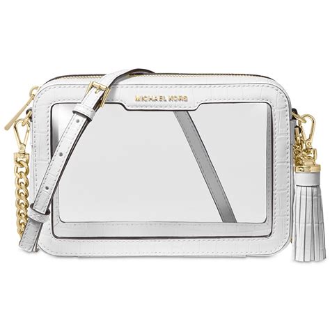 michael kors clear crossbody bag